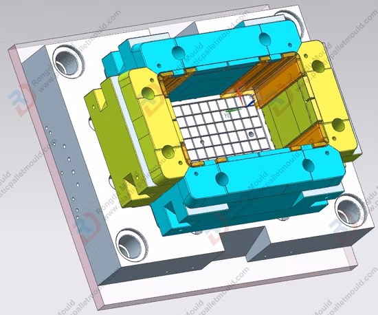 플라스틱 회전율 상자 콘테이너 크레이트를 위한 고품질 플라스틱 사출 성형 형